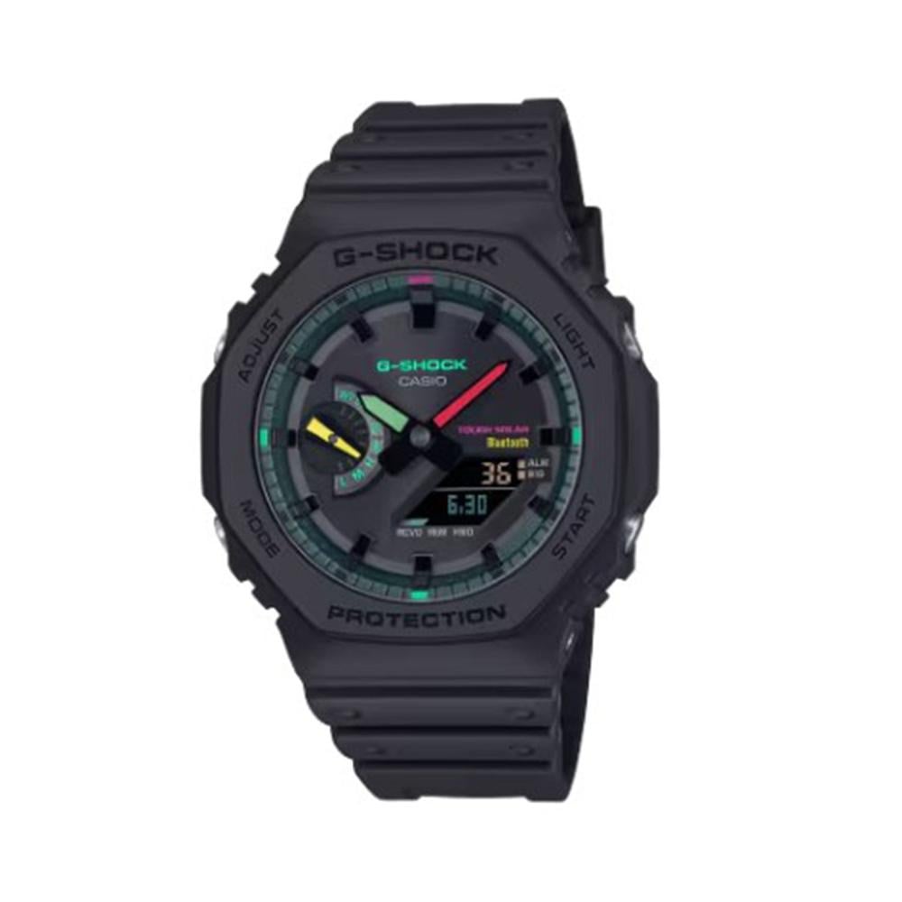 Casio G-SHOCK Men Casual Watch with Durable Resin Band - GA-B2100MF-1ADR